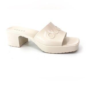 Gucci rubber platform sandal size 39/ US 8.5